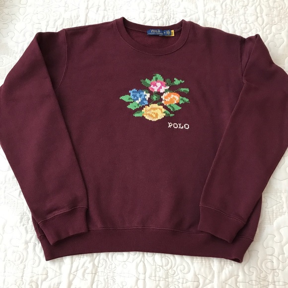 Ralph Lauren Polo Floral Embroidered Ls 